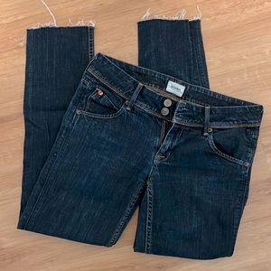 Hudson ankle cropped jeans, 26